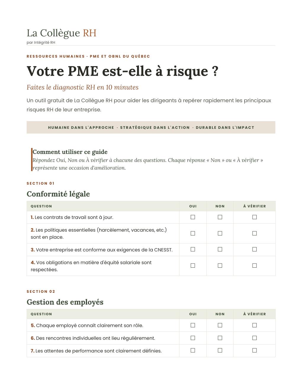 Couverture du diagnostic RH